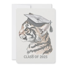 Unik inbjudan till QR-kod för Studenten-tigern