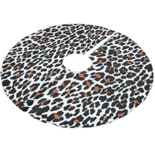 Unik Jaguar Animal-utskrift Julgransmatta Borstad Polyester