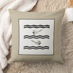Unik jordtoner Crocus FlowerThrow Pillow Kudde