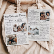 Unik julfotsortering i dagstidning