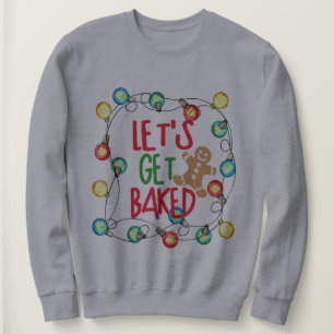 Unik julklapp, roligt Låt oss få bakat T Shirt