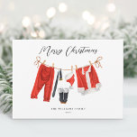 Unik jultomte - ej fotopat julkort<br><div class="desc">Önska dina vänner och din familj en julhelg i lycklig med denna unika jultomtsdesign. Anpassa med din Julhälsningar och din familj namn.</div>