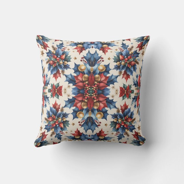 Unik jultomte utomhus i juli kudde (Baksida)