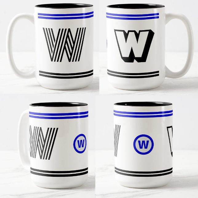 Unik kaffekaffe Mugg (Modern Initial Gift) (Thoughtful gifts for her
)