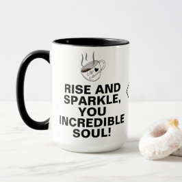 Unik kaffemugg med roliga motiverande citat