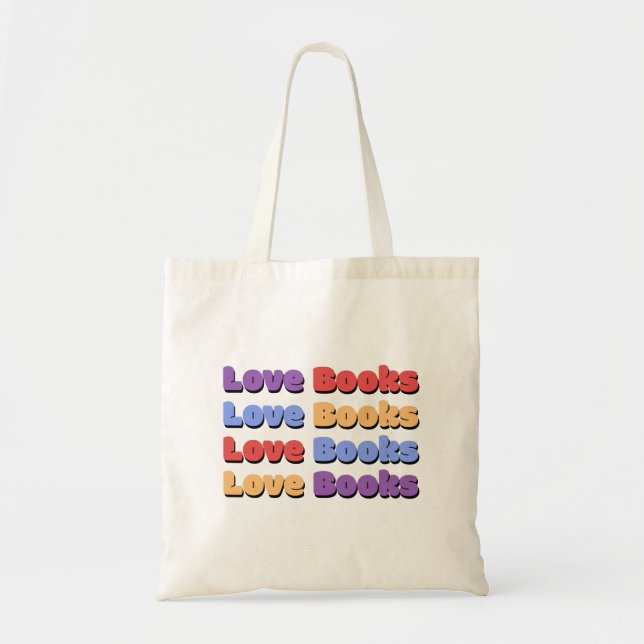 Unik Kärlek Bokar Tote bags Tygkasse (Framsidan)