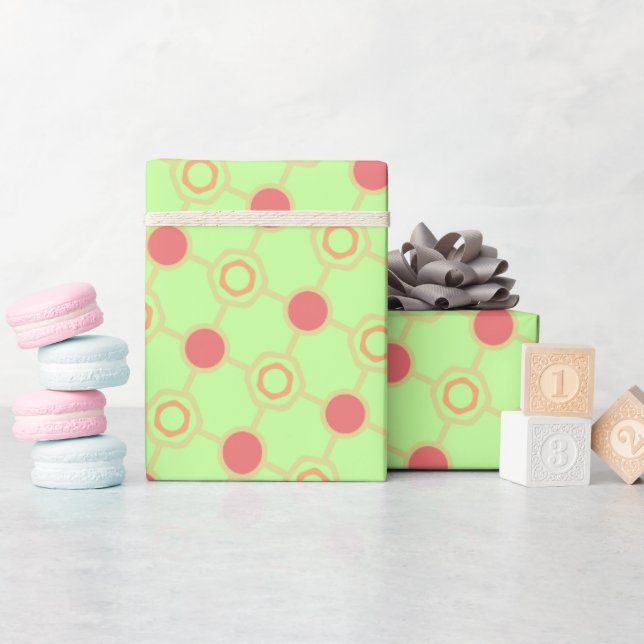 Unik, kex, magerfull geometrisk Grattis på födelse Presentpapper (Baby Shower)