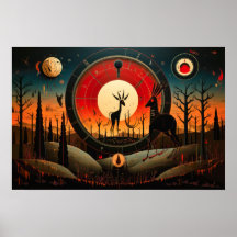 Unik Kokopelli-Abstrakt