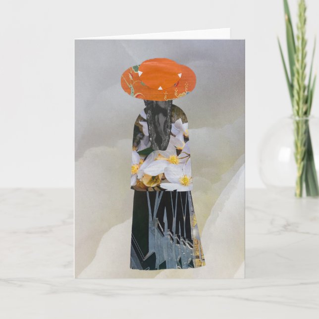 Unik kollage Earth Mamma Amelia Blank Kort (Framsida)