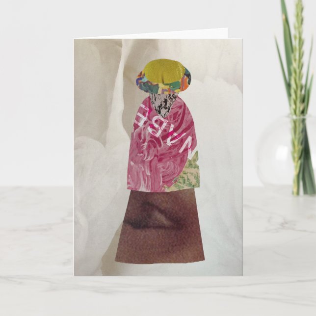 Unik kollage Earth Mamma Sloane blank Kort (Framsida)