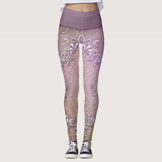 Unik konst leggings (Framsida)