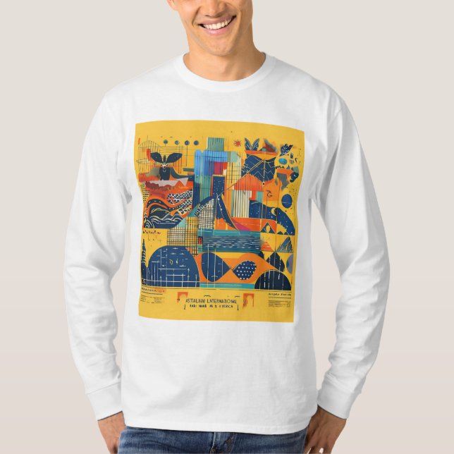Unik konst t shirt (Framsida)