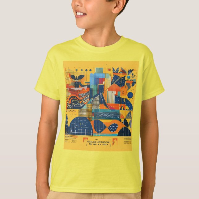 Unik konst t shirt (Framsida)