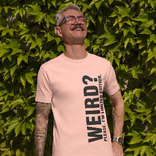 Unik Konstig Begränsad Tee - ställ ut Stil
