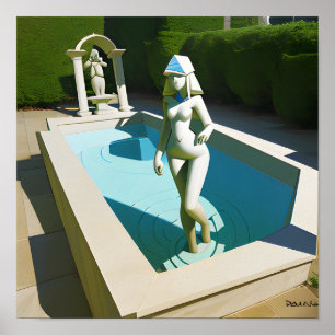 Unik konstnärlig design  poster