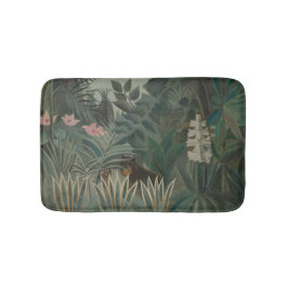 Unik konstnärlig jungle Painting Henri Rousseau Badrumsmatta