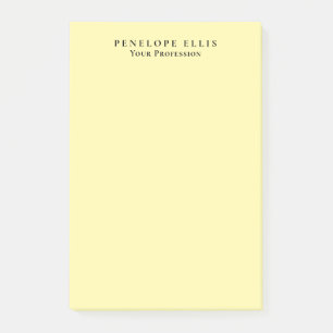 Unik krämfärg Original Klassisk Professionell Post-it Block