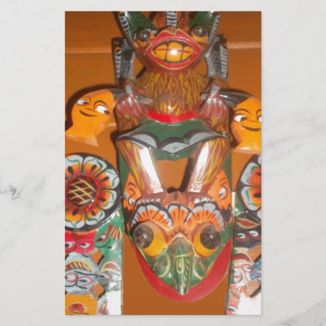 Unik kulturkonst - Sri Lankas/indonesisk design (Framsida)