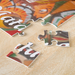 Unik kulturkonst - Sri Lankas/indonesisk design Pussel