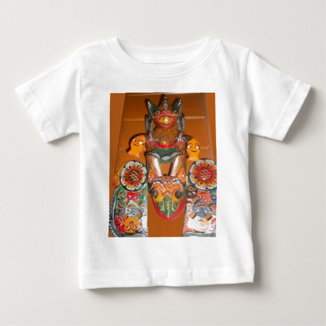 Unik kulturkonst - Sri Lankas/indonesisk design T Shirt (Framsida)