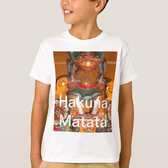 Unik kulturkonst - Sri Lankas/indonesisk design T Shirt (Framsida)