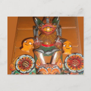 Unik kulturkonst - Sri Lankas/indonesisk design Vykort