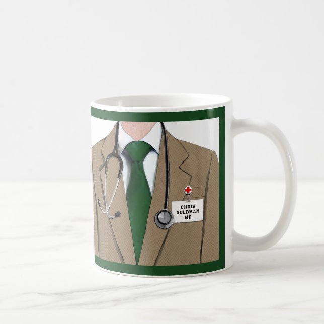 Unik läkare kaffemugg (Höger)