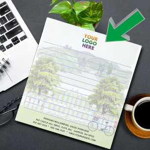 Unik Land-tema för företagsinriktad Logotyp Anteckningsblock