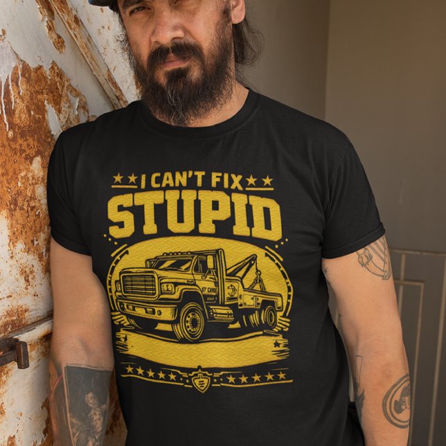 Unik lastbil-design med smart drivrutinsmeddelande t shirt (Skapare uppladdad)