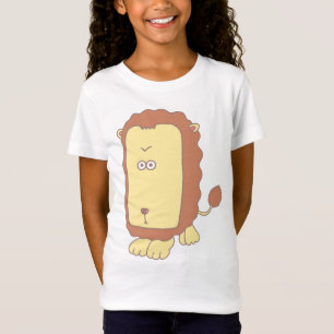 Unik lejon med stort ansikte. t shirt
