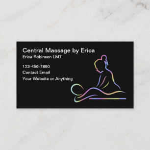 Unik licensierad massageterapi visitkort