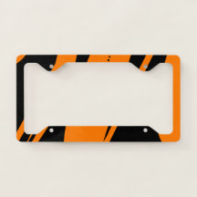 Unik licensskylt för Ram Black Orange VS2 Anpassni