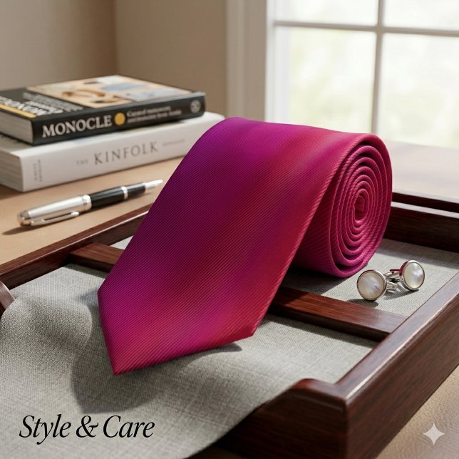 Unik lila halsduk med slät bakgrund slips (Unique Purple neck tie with Smooth Background)