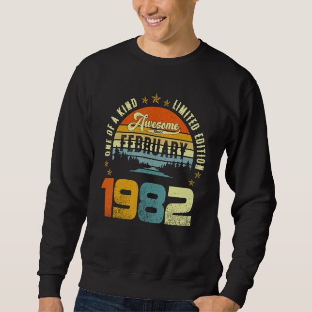 Unik Limited Edition Fantastisk Sedan Februa Lång Ärmad Tröja (Framsida)