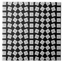 Unik Logotyp eller Image Mönster | Svart (redigerb