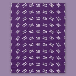 Unik Logotyp eller någon överladdad bild Mönster | Fleecefilt