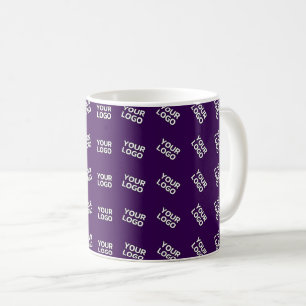 Unik Logotyp eller någon överladdad bild Mönster Kaffemugg