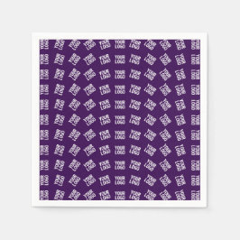 Unik Logotyp eller någon överladdad bild Mönster | Pappersservett