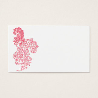 Unik magenta gräns-mall visitkort