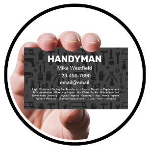 Unik mall för nytt visitkort för Handyman