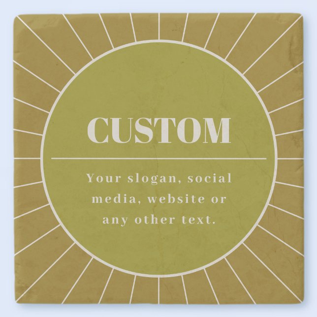 Unik mall för redigerbar design med upphöjda Retro Stenunderlägg (Skapare uppladdad)