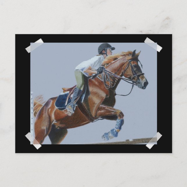 Unik målning för jägare/Jumper Vykort (Framsida)