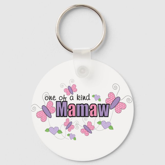 Unik Mamaw Nyckelring (Framsida)