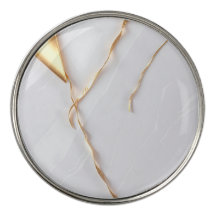 Unik markör för graverad guld-Boll