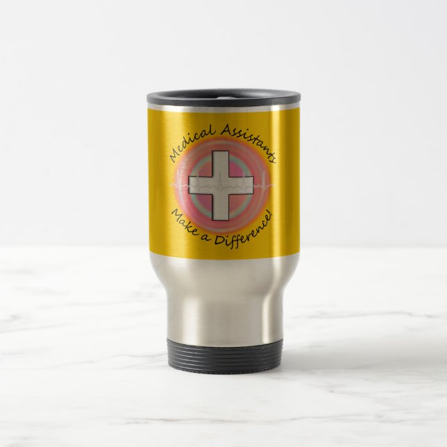 Unik medicinsk assistenttravel mug resemugg (Center)