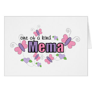 Unik Mema Hälsningskort
