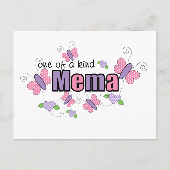 Unik Mema Vykort (Framsida)