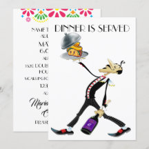 Unik middag / sammankomst version 2 inbjudan