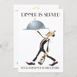 Unik middags-/sammankomst inbjudan