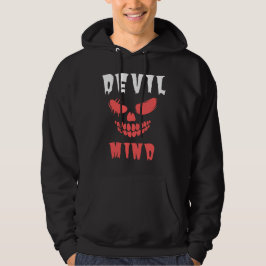 Unik mind Hoodie Djävulen - Edgy grafik